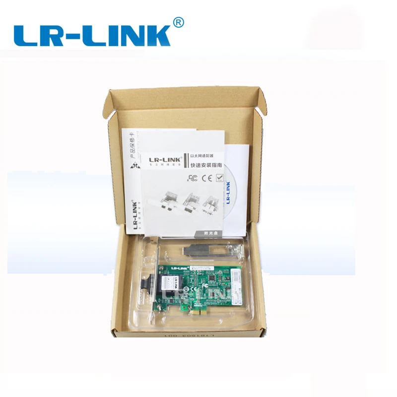 LR LINK 9020PF LX 100Mb optical fiber ethernet adapter PCI Express x1 network interface nic card 5