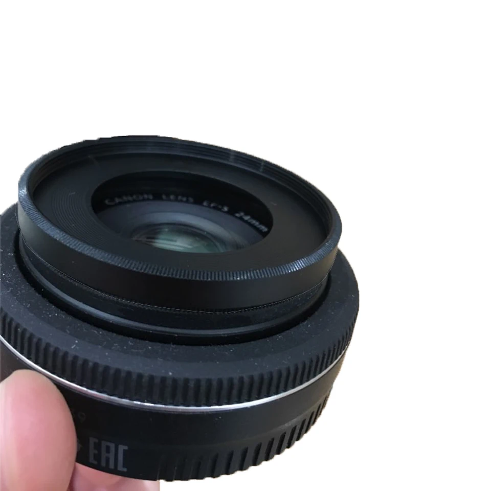 Lens Hood Metal 52mm black for Canon EF-S 24 mm 2.8 STM