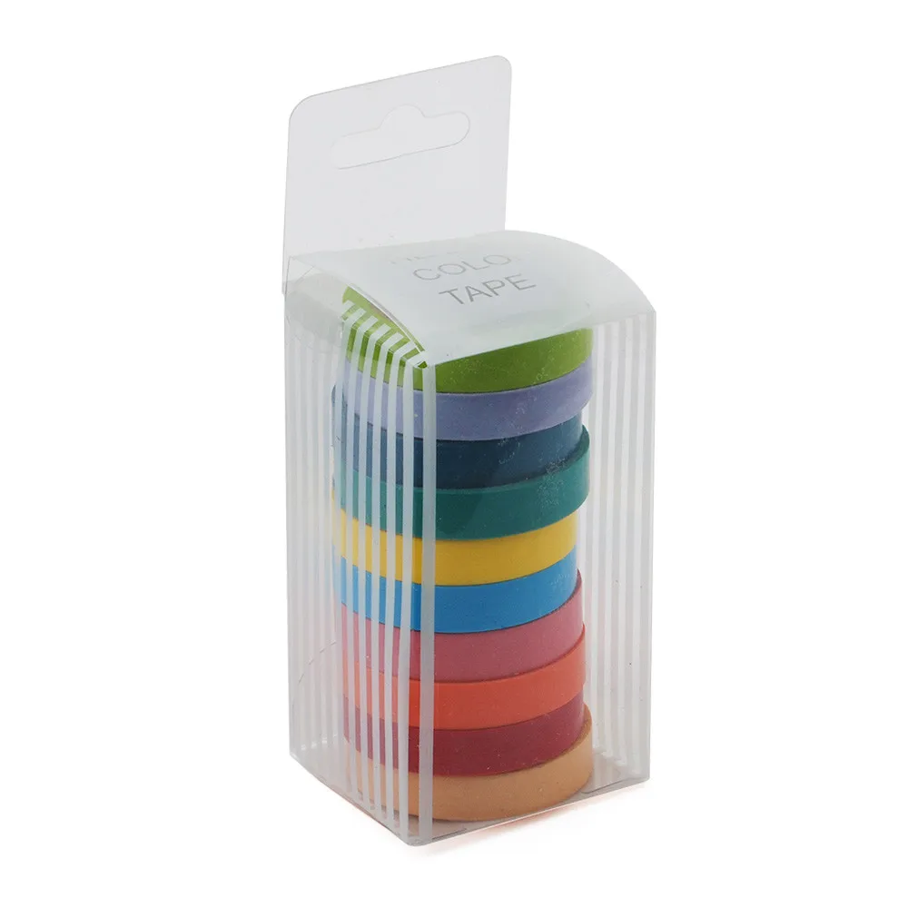 10 rolls 5M mixing color washi tape,adhesive paper washy tape,0.75cm
