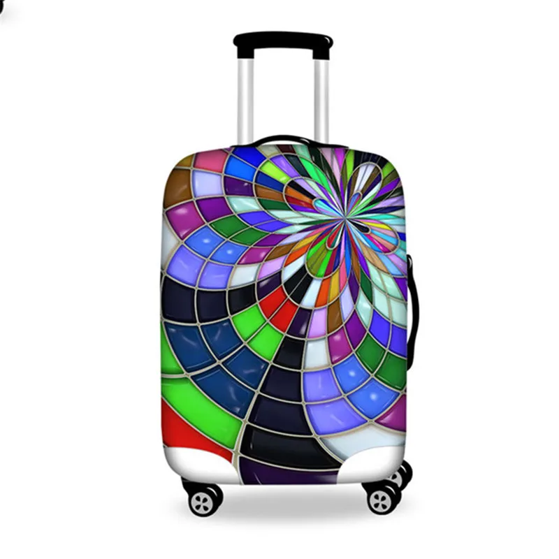 Утолщенный защитный чехол для чемоданов для путешествий 18-30 дюймов, чехлы на колесиках, водонепроницаемые эластичные чемоданы, пылезащитные дождевые чехлы - Цвет: HB0192