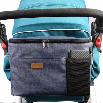 

Newborn Baby Stroller Cup Holder Bag Mommy Nappy Diaper Bags Baby Diapers Pam Hanging Storage Bag Organizer Mother Shoulder Bags