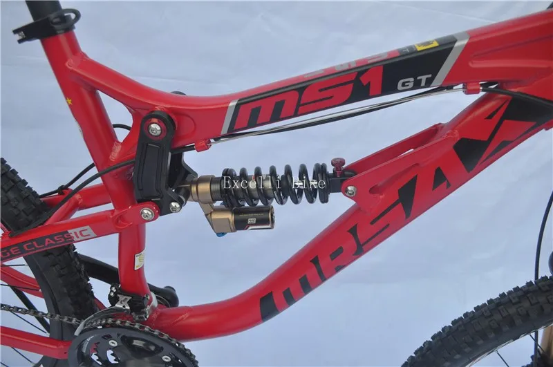 Bicicleta SHIMANO M455 Oil suspension Aluminium Alloy Soft-tail Frame Full Suspension Downhill Mountain Bikes 260193