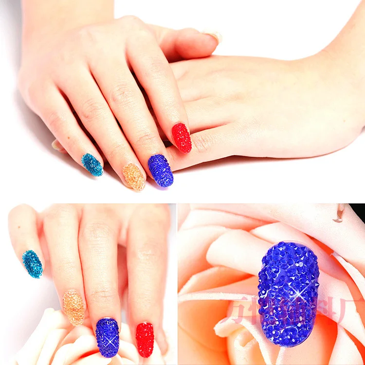 100pcs Cute 1 3mm Crystal Nail Art Pixie Nail Art Point Back Mini 
