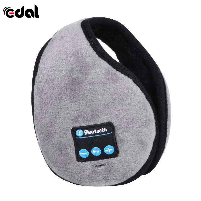 

EDAL Winter Warm Neckband Earmuffs Headphone Wireless Bluetooth Earphone Liberate Hands Answer and Call the Phone