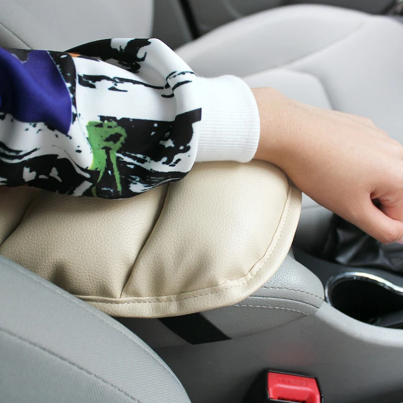 Универсальный чехол для автомобильных сидений из мягкой кожи, автомобильный подлокотник для центра, консольный подлокотник с ящиком, защитная накладка для сиденья, коврик, автомобильный подлокотник, верхняя крышка