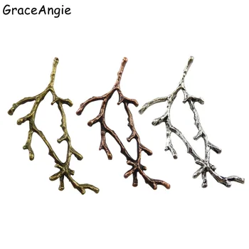 

15pcs Jewerly Connector Alloy Vintage Style Mixed Three Branches Handmade Craft Jewelry Making Finding 52*35mm 15PCS 37993