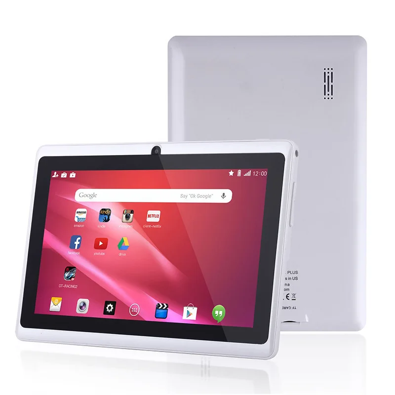 30 шт./партия 7 дюймов Q8 Q88 Quad core android 4,4 Детские планшеты ПК allwinner 512M 8GB bluetooth HD 1024*600 таблетки Двойная камера, Wi-Fi