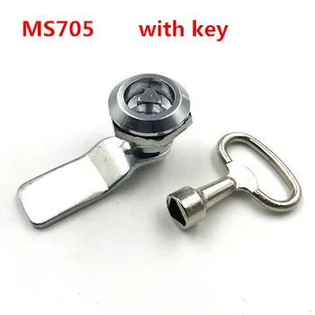 

5PCS Zinc Alloy Metro/HSR/Train Door Lock Multifunction Electric Cabinet Lock Trash Bin Elevator Scalator Triangle Lock