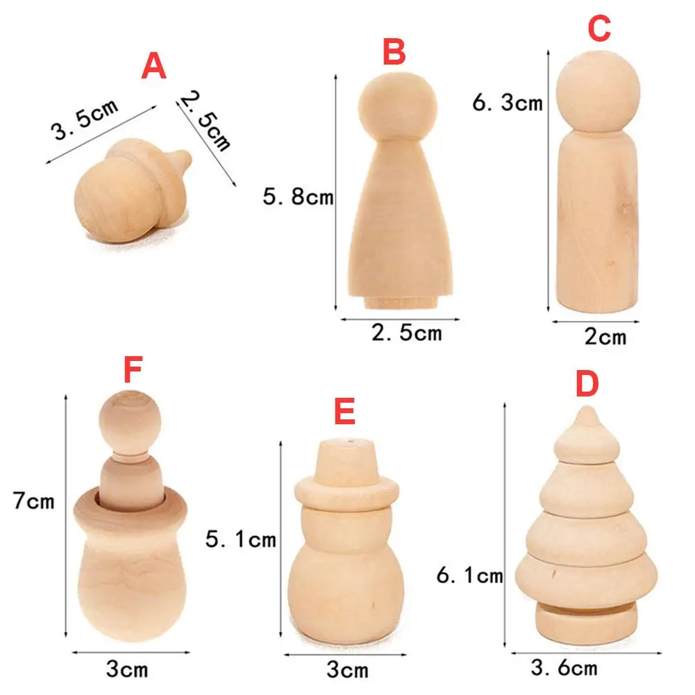 Лидер продаж 10 шт. креативные игрушечные бревна марионетки ручной работы