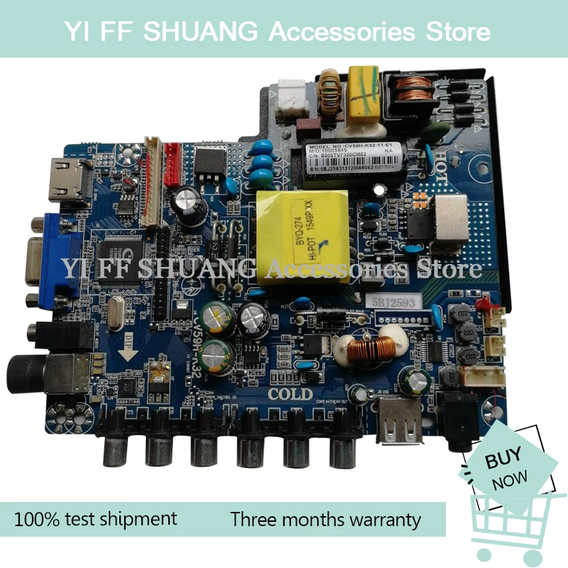 

100% Test shipping for CV56BH-Q28 CV59H-K32 CV59SH-E32 Main Board TV LCD Universal Board