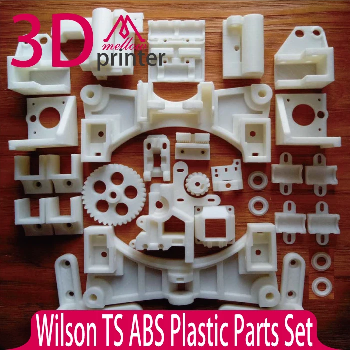 

Hot sale!!! Reprap Wilson TS 3D Printer Required ABS Plastic Parts Set Printed Parts Kit Free Shipping