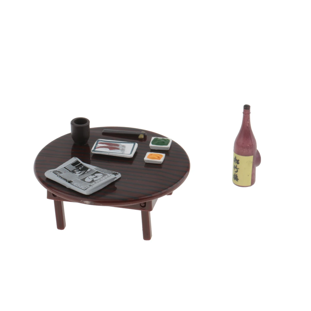 1/12 Dollhouse Miniature Furniture Set Living Room Decoration