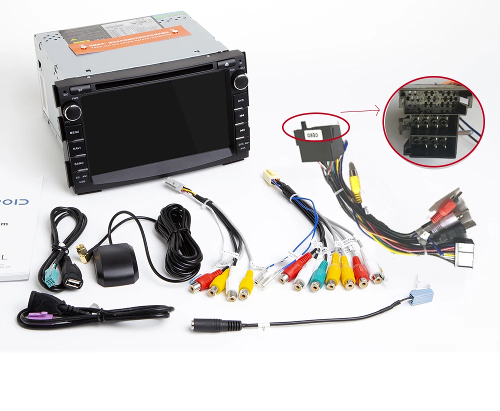 Cheap IPS screen Android 9.0 Car DVD Player GPS for Kia Ceed 2009 2010 2011 2012 with wifi BT Stereo Radio 4