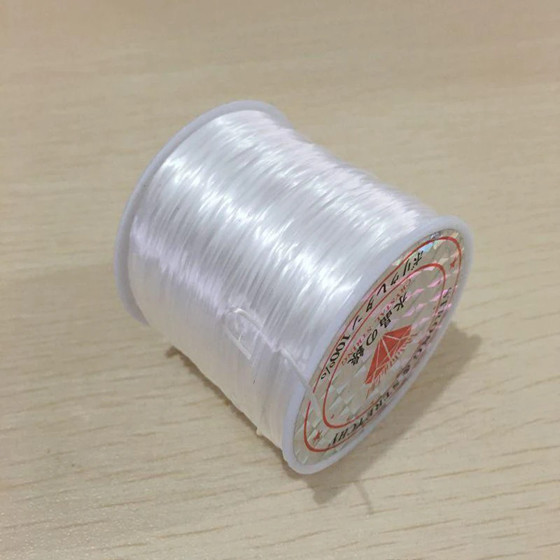 

60m/roll 0.8mm Nylon Crystal Cord & Wire Stretch Elastic String Beading Cord DIY Jewelry Craft Bracelet Thread Jewelry Findings