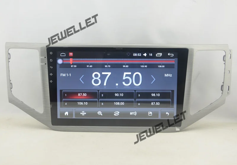 10," четырехъядерный 1024*600 HD экран Android 8,1 Автомобильный gps Радио навигатор для VW Golf Sportsvan