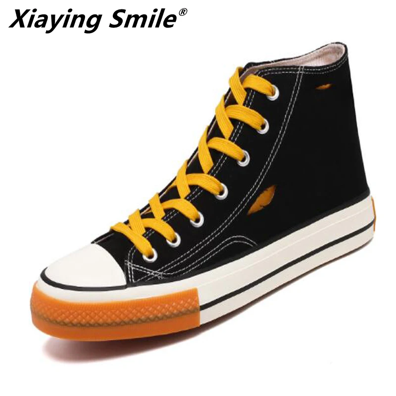 Online 2019 último estilo zapatos de cuero para hombre cómodos zapatos casuales bajos transpirables zapatos de lona para estudiantes estilo ligero masculino zapato