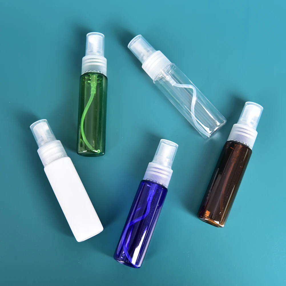 1pcs Plastic Portable Refillable Bottle Water Pressed Pump Spray Bottle