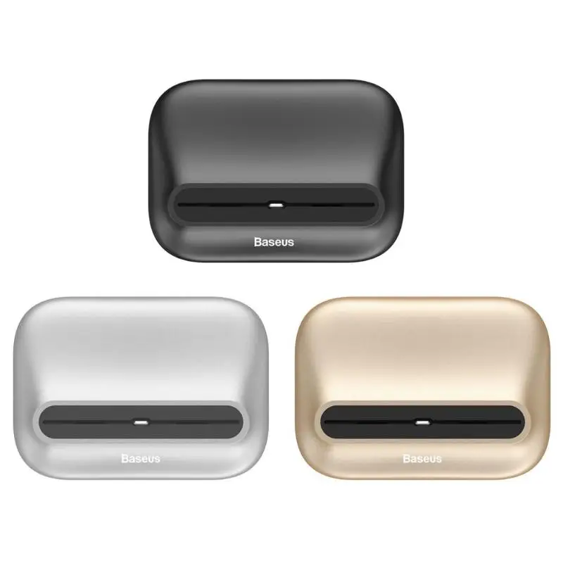

BASEUS Brand Volcano Series Desk Charging Dock Station Holder Stand For iPhone X 8 8 7 Plus With 8 Pin Charger Cable