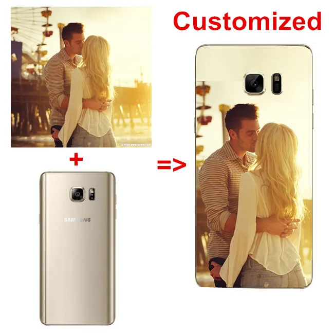 

DIY Customized Photo plastic silicon cover case for Samsung galaxy Note 8 7 5 4