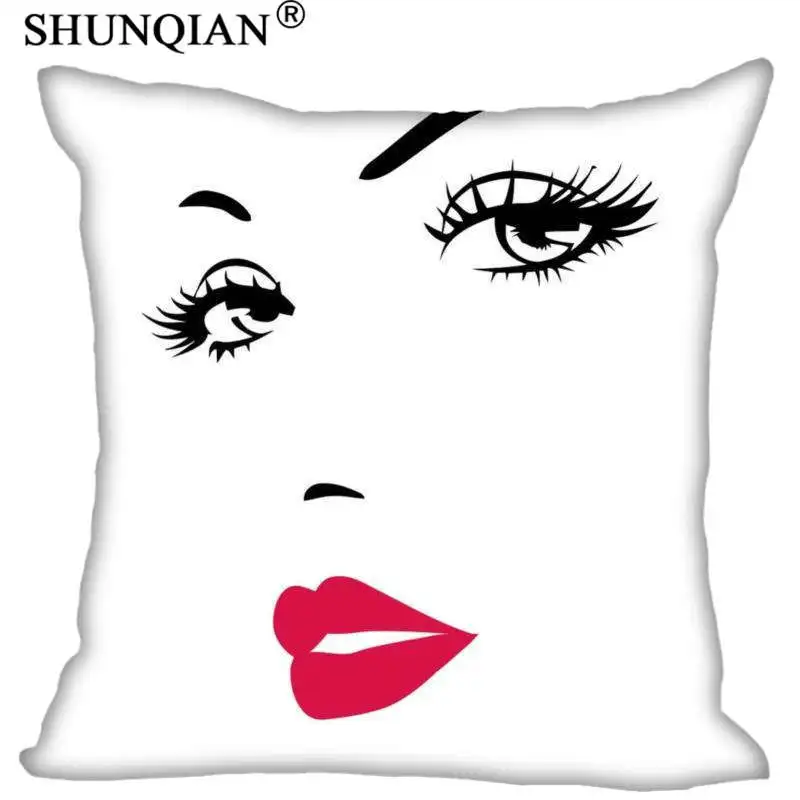 

New Custom Lips Pillowcase zipper Two sides 35x35cm 40x40cm 45x45cm 50x50cm 60x60cm Custom your image