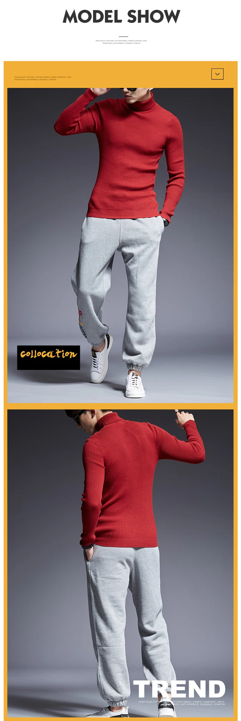 2019 новый модный бренд Свитера мужские s пуловер сплошной цвет Slim Fit Джемперы Вязание Теплый зимний Корейский стиль повседневная одежда