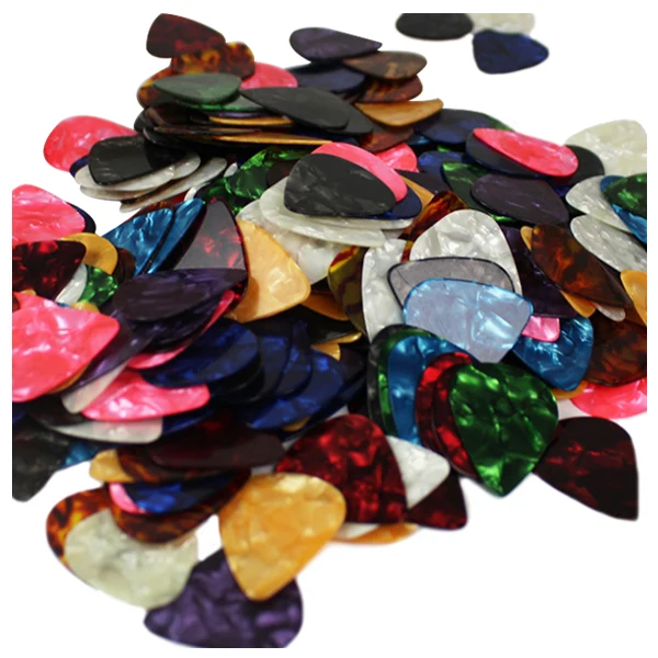 2Pcs plastic Guitar Picks Plectrum 0.46 mm, 0.71 mm, 0.96 mm and 1.2 mm