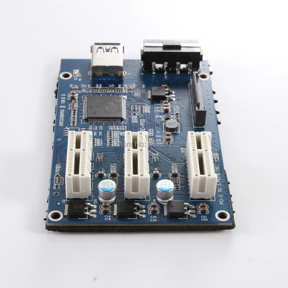Карта расширения PCI e Express 1X на 3 порта переключатель усилитель концентратор карта