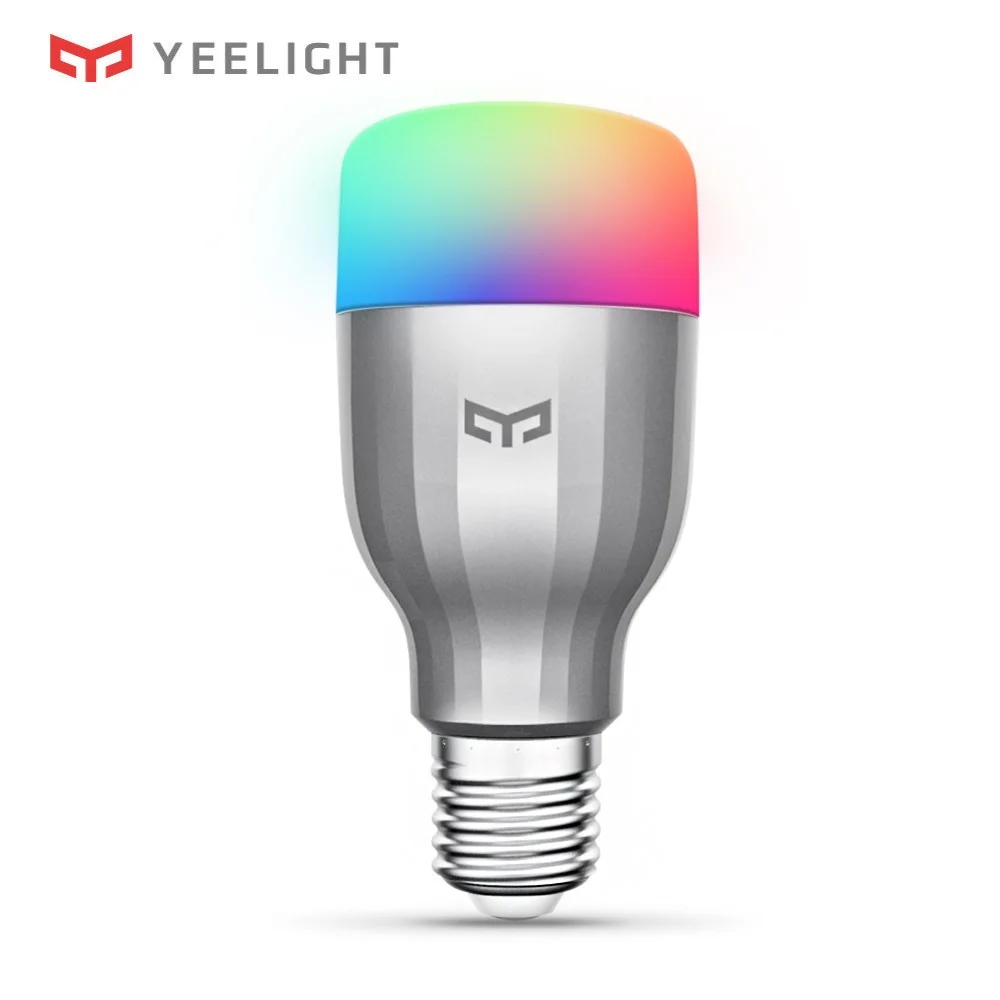 Yeelight Blue II светодиодная смарт-лампочка 16 миллионов Цвет RGBW E27 9 W 600LM для смартфона, Wi-Fi, Управление