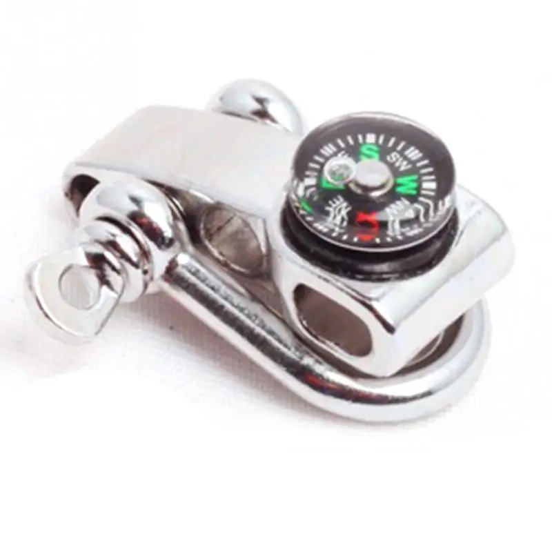 

Professional compass Military Army Stainless Steel Compass Adjustable Buckle Paracord Bracelet Shackle Outdoor Hiking Camping