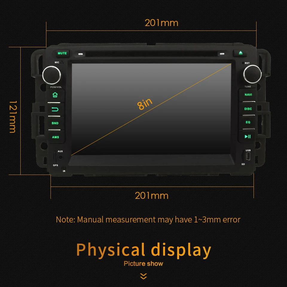 Perfect KLYDE 4G Octa Core Android 8.0 4GB RAM 32GB ROM Car DVD Player Stereo Radio For Chevrolet Tahoe Traverse Suburban Avalanche HHR 5