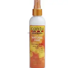 Cantu масло ши натуральные волосы кокосовое масло блеск и удерживайте туман