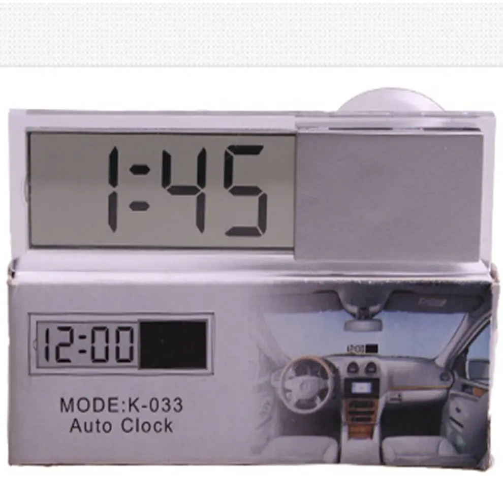 Creative Suck Clock for Car chuck type electronic clock automotive digital table transparent LCD clock Drop shipping Creative Suck Clock for Car chuck type electronic clock automotive digital table transparent LCD clock Drop shipping