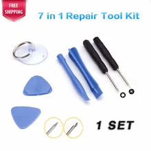 1 компл. 7 в 1 сотовый телефон открытие Прай Repair Tool Kit Отвертки разборки Инструменты для iphone 4 4S 5 5C 5S 6 6 S Plus для Samsung