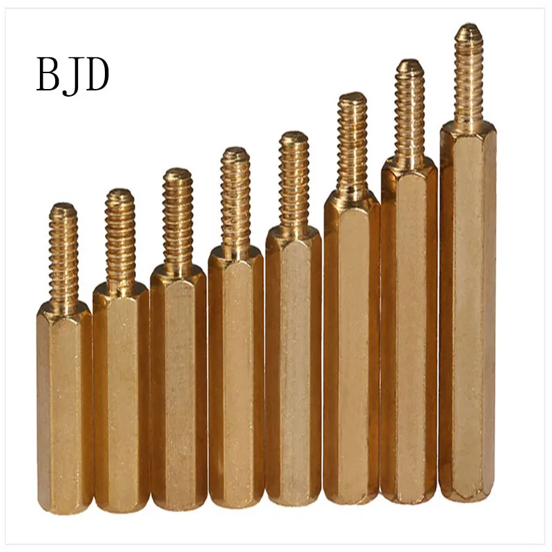 M3 папа 6 мм x мама 4 60 латунная Проставка (4 60)+ медная Шестигранная полые колонны m3 *(4