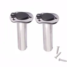 2 шт. держатель для удочки из нержавеющей стали с заподлицо для морской лодки держатель для удочки 30/90 градусов кронштейн для удочки