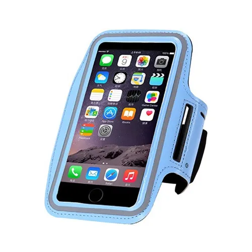 8 Sky Blue Спортивные Бег чехол для iPhone 5S 6 6 S 7 Plus Чехол Обложка тренажерный зал повязку Спорт Обложка держатель мешка телефонные Чехлы для Ipod Touch 4 5 6 - Цвет: 8 Sky Blue