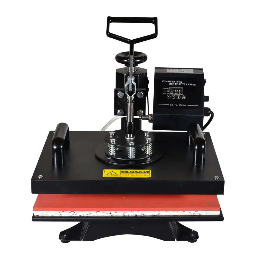 

1pcs 8 In 1 Combo Heat Transfer Machine Sublimation/Heat Press Machine For Plate/Mug/Cap/TShirt /Phone case