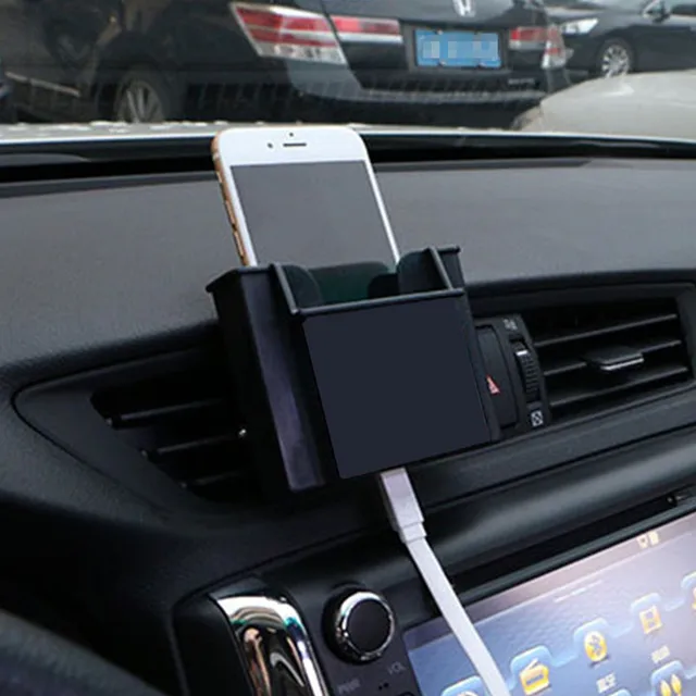 Car Phone Holder Storage Box Dla VW Volkswagen Polo Tiguan