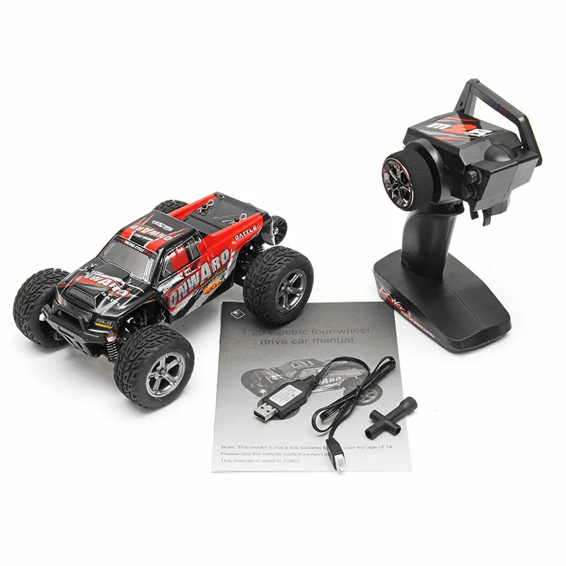 WLtoys 20402 1:20 RC Автомобиль 2 4G 4WD Дистанционное управление грузовик Truggy модели детей