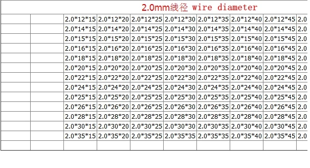 1pcs304 Нержавеющая сталь Весна пружина Малый пружина Диаметр 0,3-4 мм наружный диаметр 2-60 амортизацией