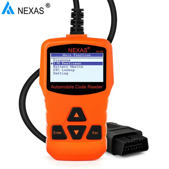 Nexlink NL100 Kod OBD2 OBD Narzędzi Samochodowych 2 Analizator ECU Silnika czytnik z O2 NL100