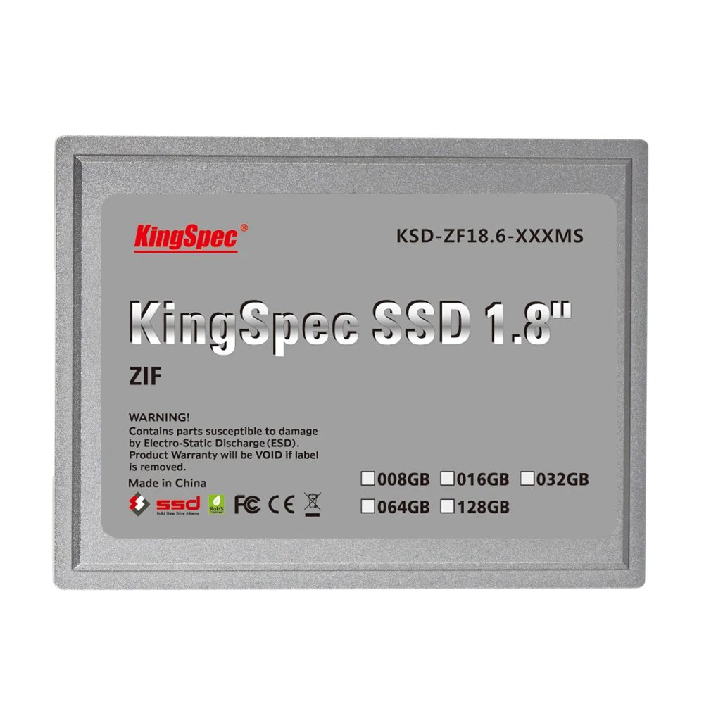 КСД-ZF18.6-128 МС KINGSPEC SSD Жесткий Диск 128 Г 1.8 40PIN ZIF disque hd ДЛЯ ставку Классический 6-й 7-й