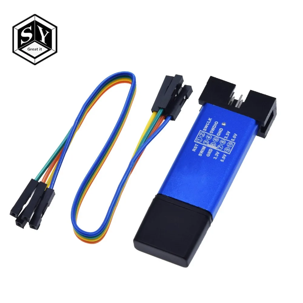 1 шт. Great IT комплект ST LINK Stlink Link V2 Mini STM8 STM32 симулятор загрузки программирования с