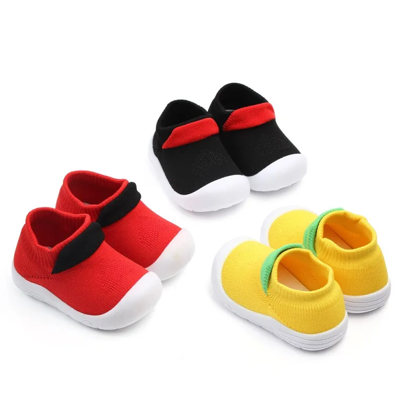 Kid Girls Boy First Walkers Soft Infant Toddler Shoes Cute Solid Soles Footwear for Newborns baby shoes