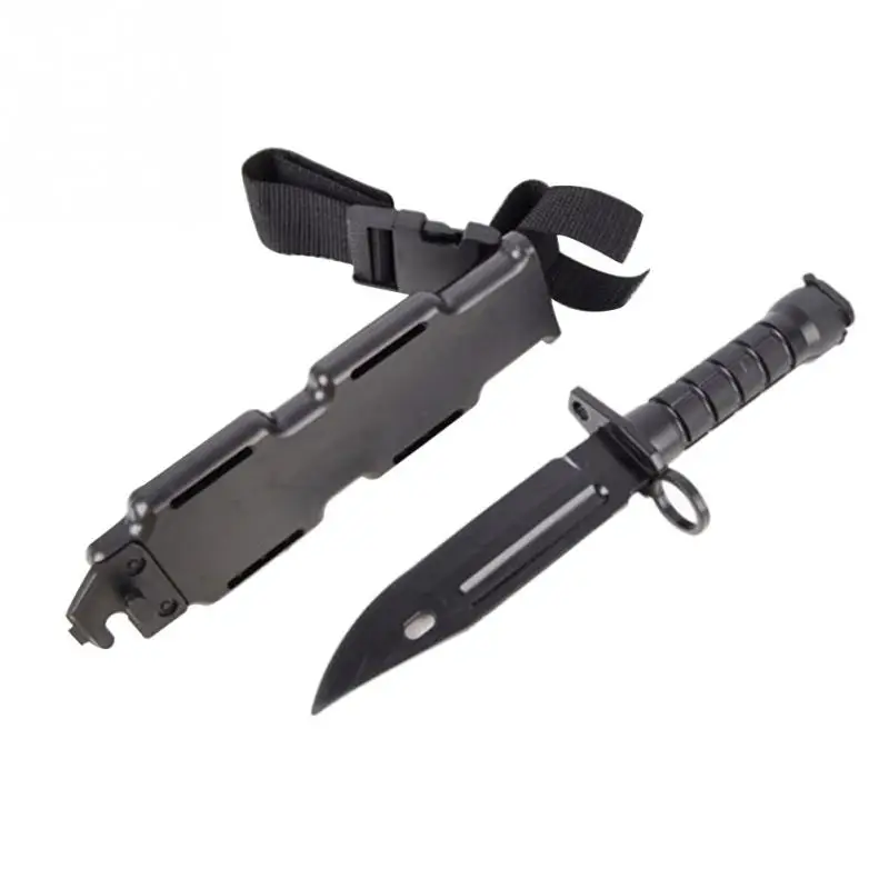 

Tactical Training Dagger Cosplay Props Sheath Plastic ABS Plastic Plastics Hunting Knife War Film Rubber Blade Knife