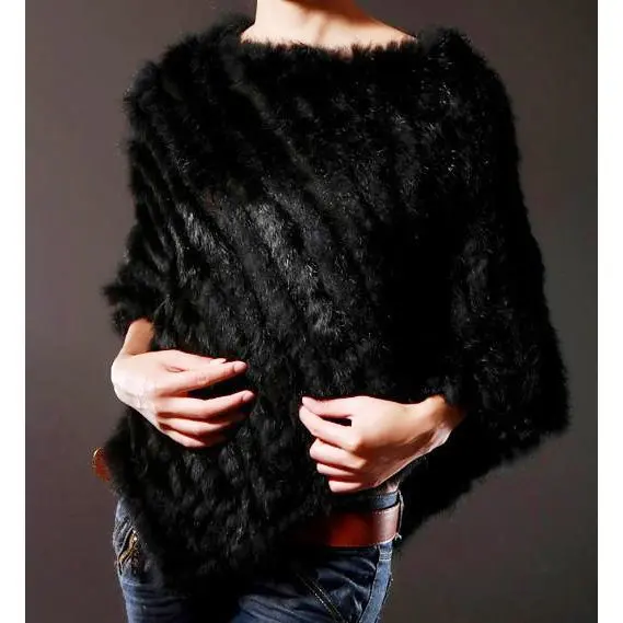 Pink Java PROMOTION ON SALE  Rabbit Fur Shawl Wome...