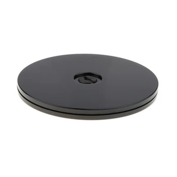 

Black Turntable Acrylic Rotating Display Stand for Watches Jewelry 6 Inch