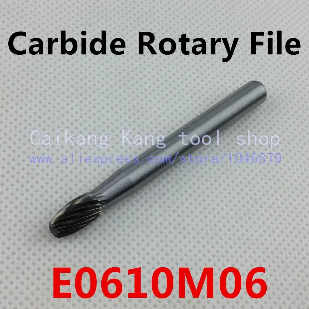

Head 6mm,Oval,carbide rotary burrs, rotary burrs, deburring with rasp, carbide burrs, carbide grinding. E0610M06