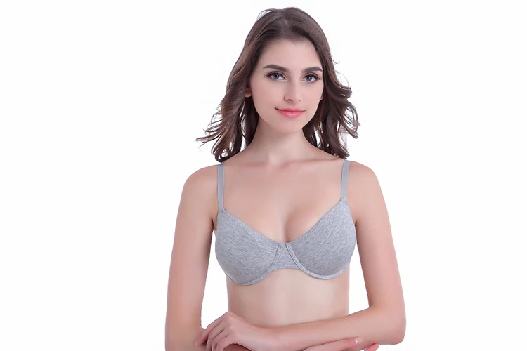  bra Slim comfortable bra with a steel ring on the care of seamless women underwear solid color sexy