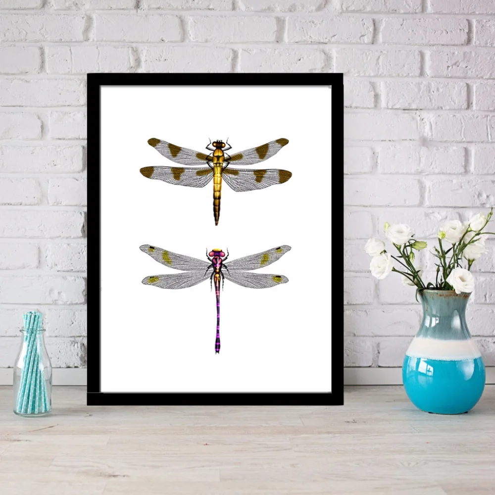 Dragonfly Canvas Painting Wall Art Printable Picture Affordable Home Decor Dragonflies Unframed LZ1012 In Calligraphy From Dragonfly Canvas Painting Wall Art Printable Picture Affordable Home Decor Dragonflies Unframed LZ1012 In Calligraphy From
